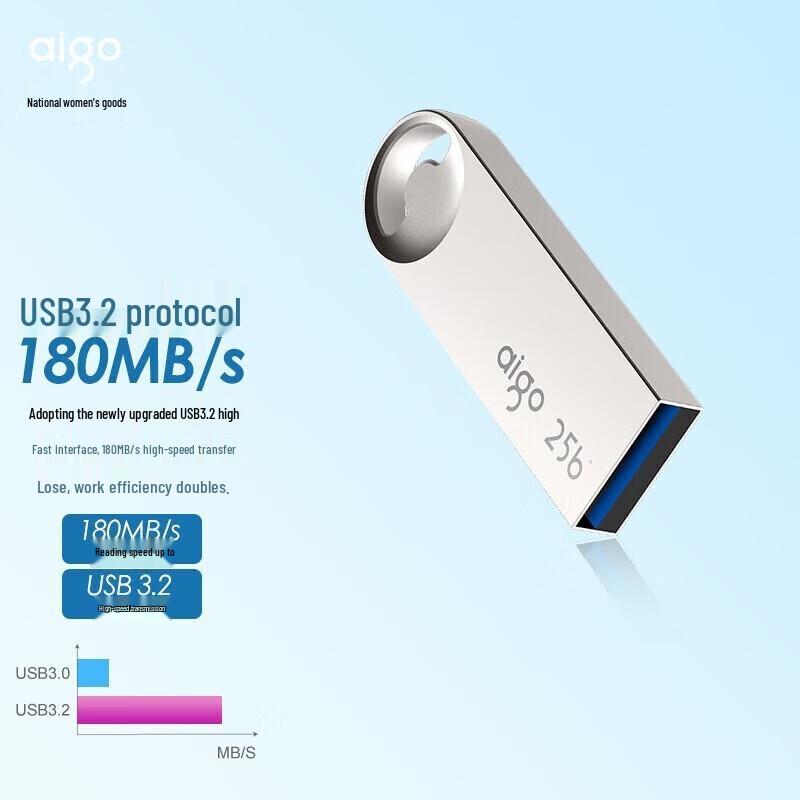 

Aigo U312 USB 3.2 High-Speed Metal Flash Drive