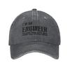 Custom Cotton I'm An Engineer I'm Never Wrong Baseball Cap Women Men Adjustable Adult Funny Engineering Quote Dad Hat Outdoor