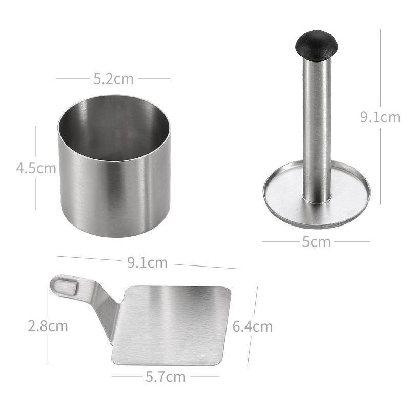 Forma do ryżu ze stali nierdzewnej 304, gospodarstwa domowego, spożywcza, forma do sushi, forma DIY do jedzenia uzupełniającego dla dzieci, narzędzia do sushi