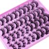 20 Pairs Of Mixed Imitation Mink False Eyelashes Naturally Curled Eyelashes Nude Makeup Thick Eyelashes