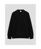 SHIFT.G Wool Blended Polo Neck Sweater Black
