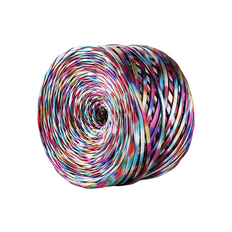 

200g Roll Colorful Nappa Matte Faux Leather Yarn for DIY Knitting Crocheting Thread Handmade Woven Bags Shoes Crafts Yarn