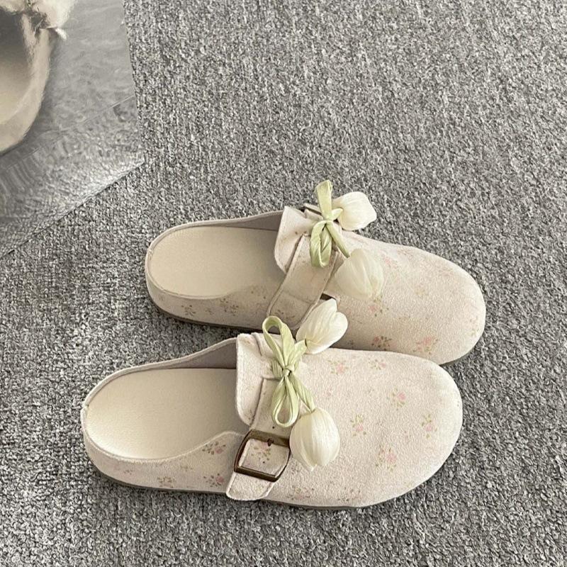 Birkenstocks väska huvud halvtofflor bär nya sommar superheta sandaler lata enkelsskor