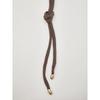 Leaf and Silk String Necklace 04602603303
