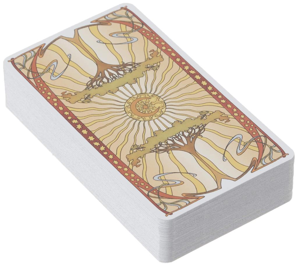 Kancharo Tarot Card Set Art Nouveau Includes Japanese Tarot Card Instructions Pouch 78-Card [Golden Tarot] & (Authentic)
