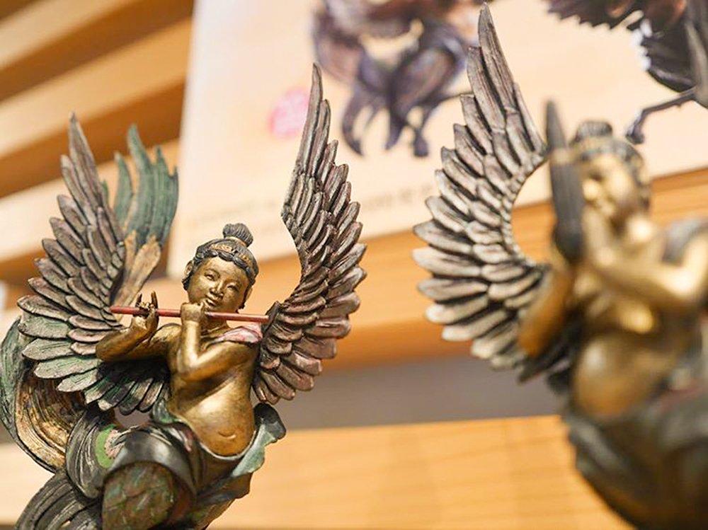 ISUMU MORITA TanaCOCORO Karyobinga Sho Buddhist Statue Figure National Treasure tc3528 [Palm]