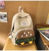 Schoolbag Backpack Girl Internet Celebrity 1011 New Cute Cartoon Student Small Backpack Sweet Wind Campus Burger Small Schoolbag
