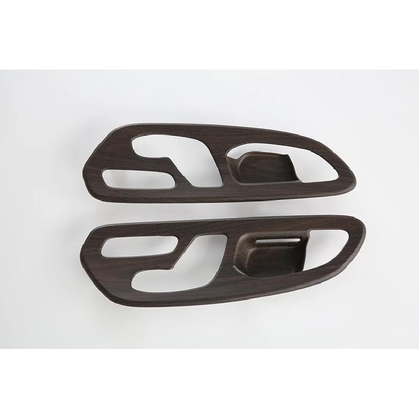 For Mercedes-Benz Vito V-Class 2024 2025 Carbon fiber style Inner Door Handle Cover Catch Bowl Trim ert Bezel Frame Garnish