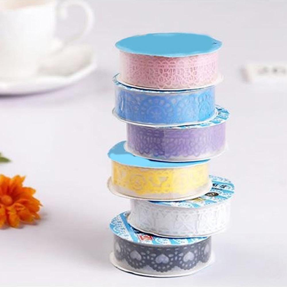 5 рулонов полый кружевной клейкий DIY поделки ручной работы открытка скрапбукинг изготовление бумаги декоративная лента кружево