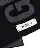 NODU Lettering Scarf [Black]