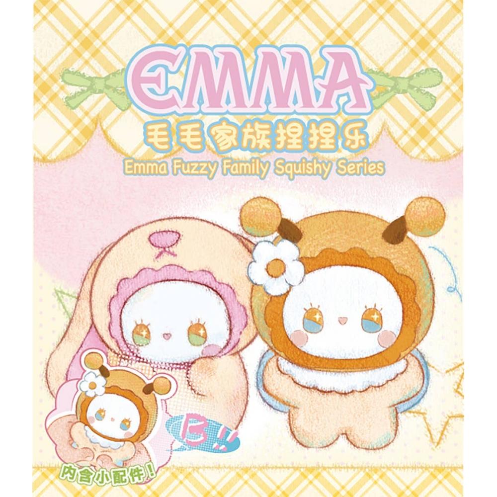 Null Emma Fuzzy Family Squishy Series 1box 8pcs