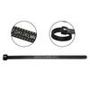 1Pc Finger Measurer Ring Sizer Black Jewelry Gauge Tool Plastic Measuring Tool
