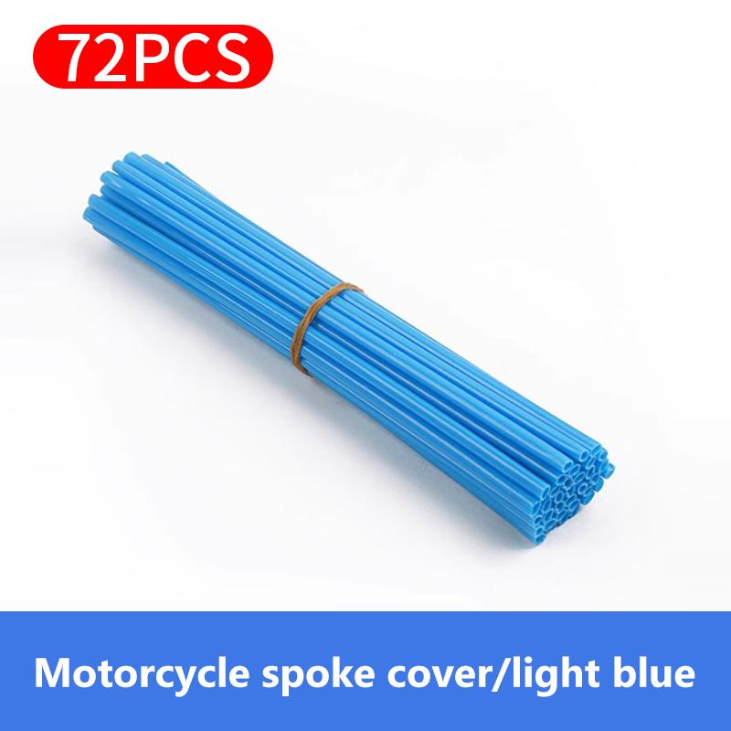 

SEAMETAL 72 шт. Защитные покрытия для спиц велосипедного колеса, комплект обертываний для спиц обода колеса 24 см, аксессуары для украшения мотоцикла и велосипеда