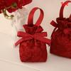 1Pc Portable Wedding Party Tassel Bag Candy Bag Fabric Drawstring Pocket Candy Pouches Gift Bags Decor Home Party Favors Bag