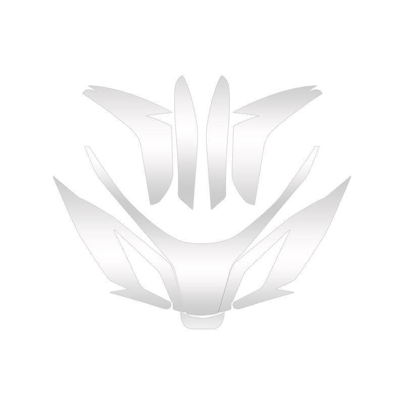 For KYMCO AK550 2021 smoked black light film headlight protection film transparent modification TPU scratch repair film