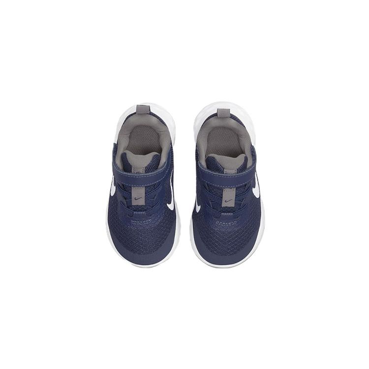 Nike Revolution 6 TD Midnight Navy Baby Sneakers Blue Flat-Pewter White DD1094-400
