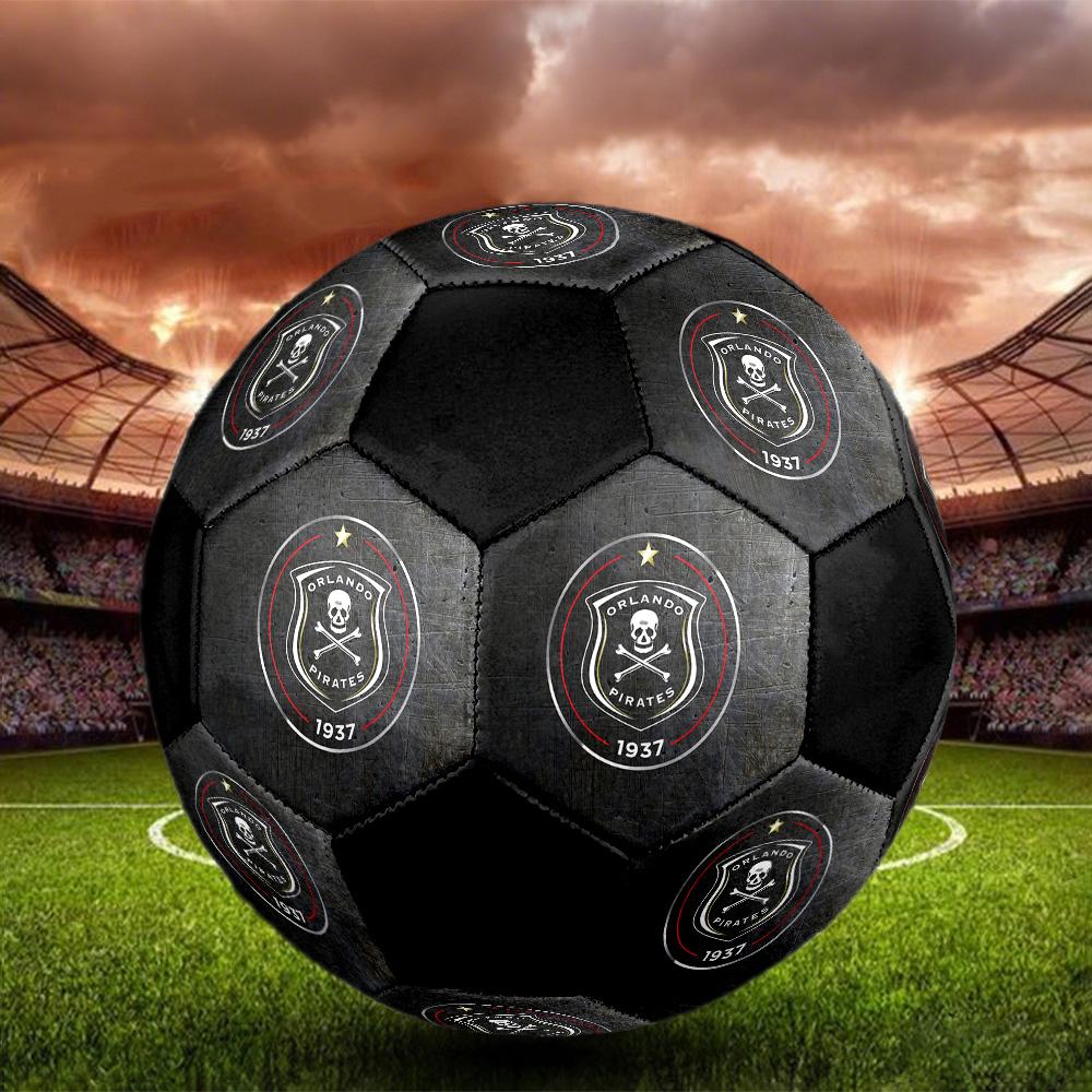 Orlando Pirates Soccer Ball Colorful All Ages Machine Stitched PVC Competition Ready Durable High-Bounce.SIZE5