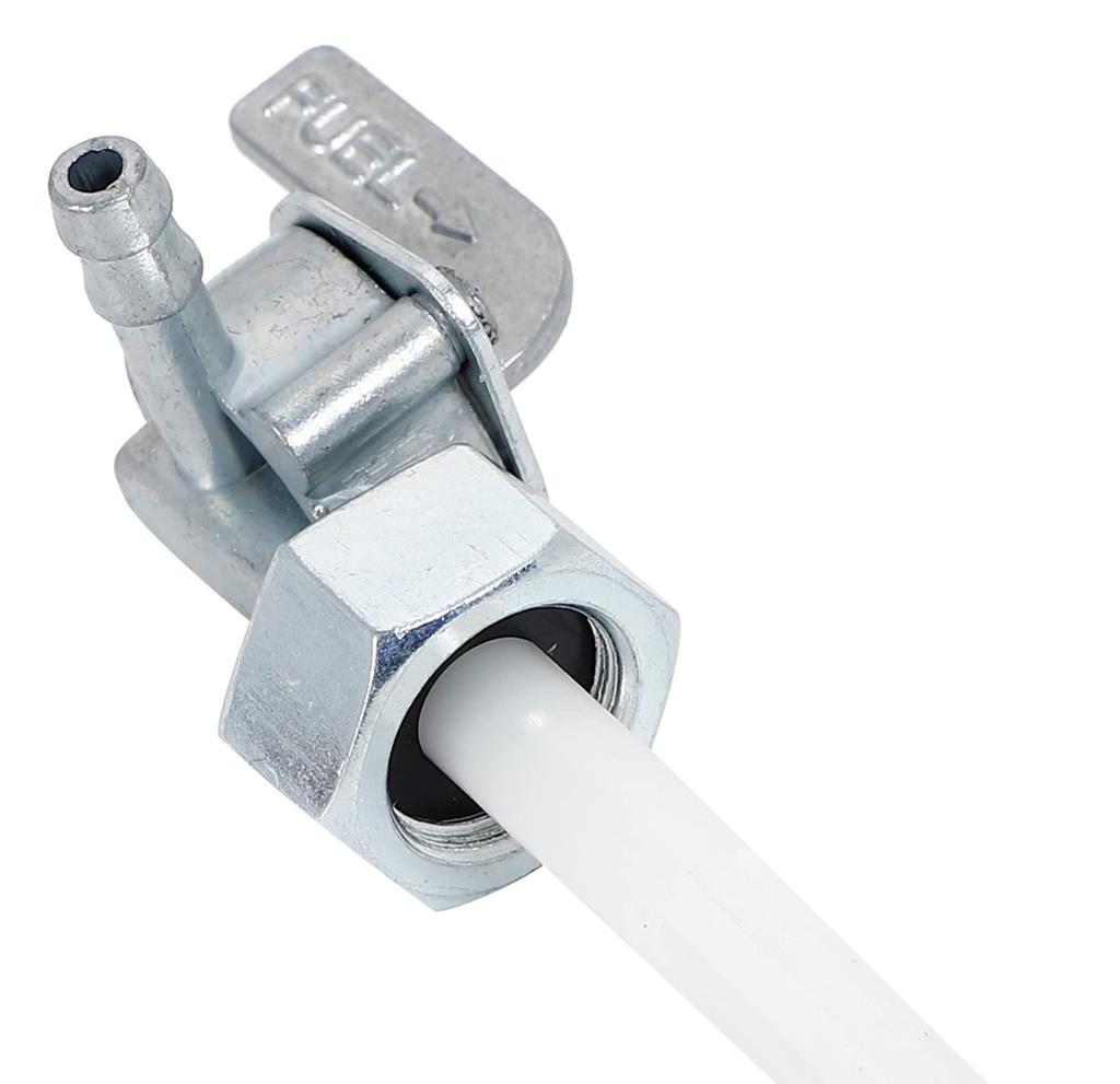 Fuelcock M14 P1.0 General Purpose Fuel Cock Honda CB125 CG125 Hawk Monkey Gorilla Ape Other (White Tube)