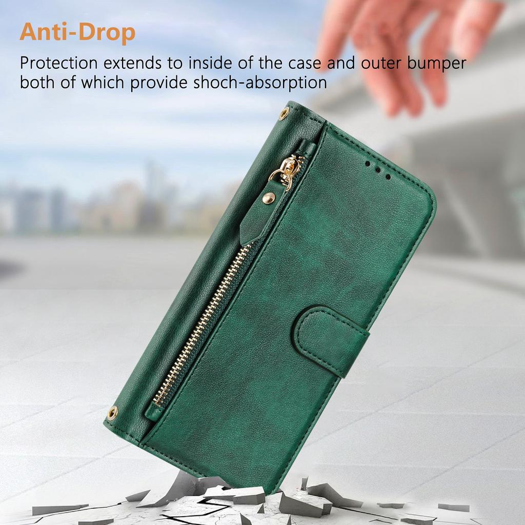 For Xiaomi 15T Case Zipper Pocket Multiple Card Slots Leather Phone Cover
