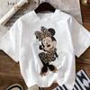 Y2k Disney Minnie ParentChild Graphic T Shirt Women Unisex Vintage Oversized Casual Tops Summer Short Sleeve Tee Streetwear 2026