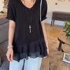 2026 Summer French Style Loose-Fit Slimming Women's T-Shirt