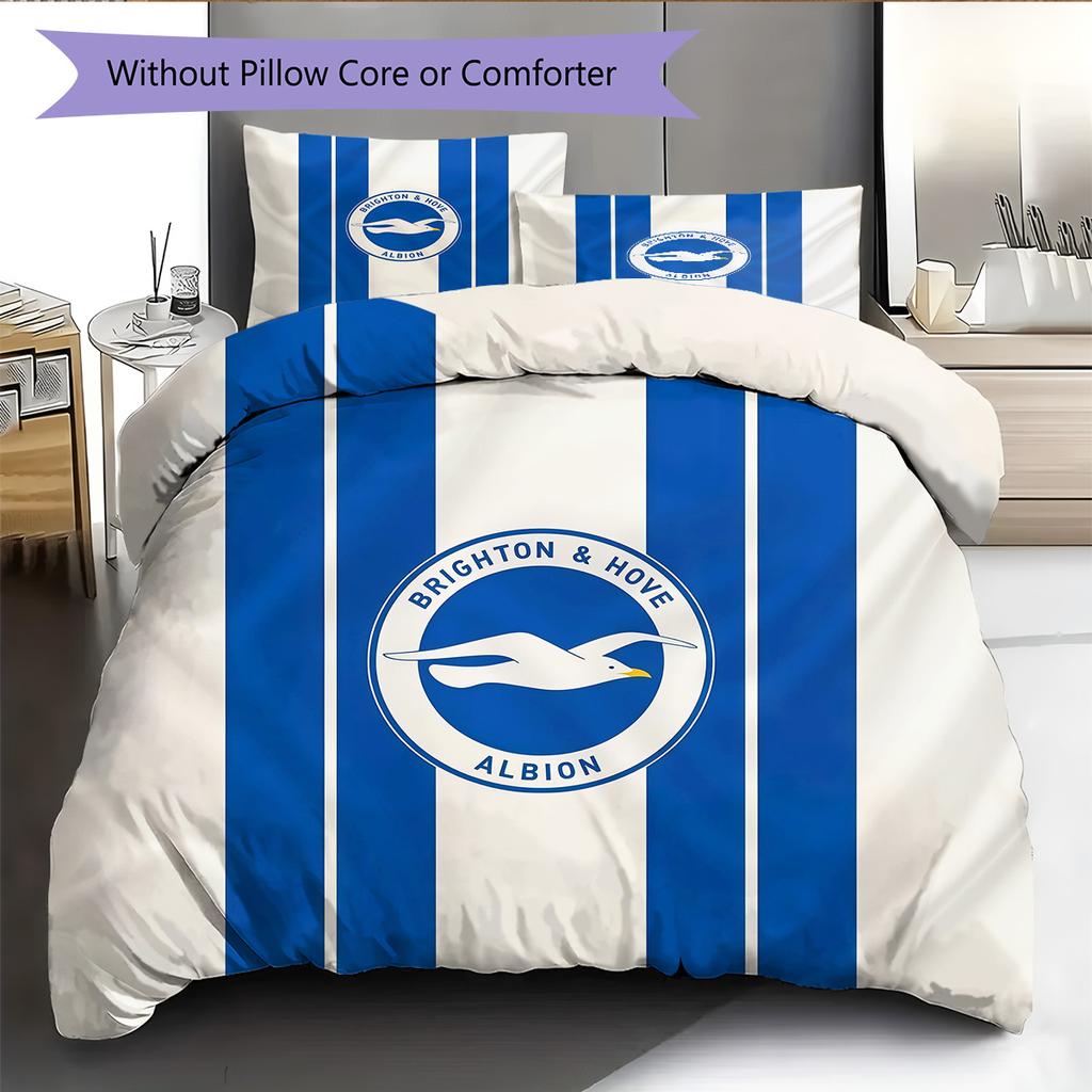 Brighton2 Pattern Bedding Quilt Set  Home Decoration  Gift (1 * Duvet Cover + 2 * Pillowcase  Without Core)