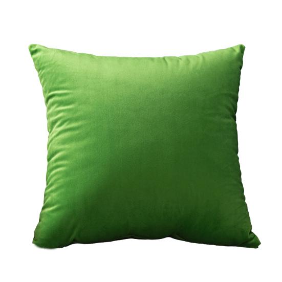 Einfarbige Samt-Kissenhülle, Weiche Plüsch-Kissenhülle, 17,7 x 17,7 Zoll Glatte Samt-Kissenbezug für Sofa, Bett, Büro, Gemütliche Wohnkultur