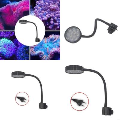 Aquarium Light Lamps 12W with Adjustable Hose- Aquarium Lighting Marine Fish X3UC