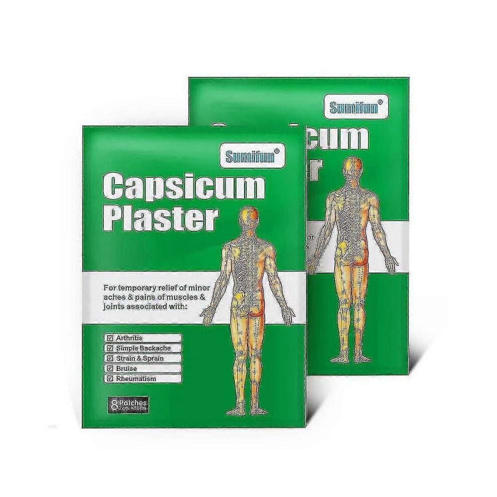 40pcs/5bag Capsicum Plaster Pain Patch Heat Pads Herbal Heating Patch for Back Joint Pains Pain Relief Chinese Medical