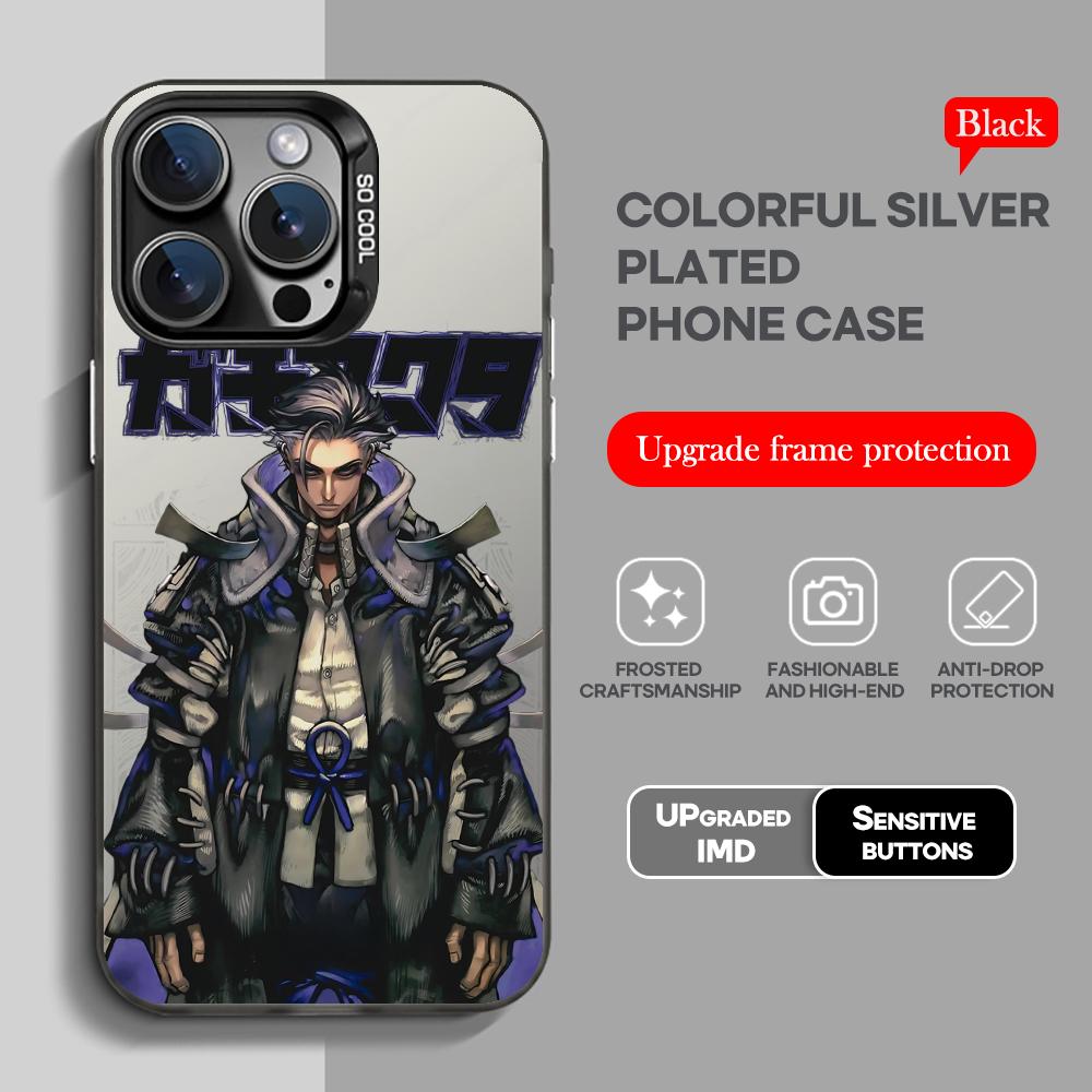 Anime GACHIAKUTA Phone Case black IMD Colorful Silver Suitable case for iPhone 17 16 e 15 14 13 12 11 XS Pro Max
