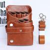 with Waist Shoulder Belt Hair Scissors Bag PU Leather Case Bag Holder Shears Storage Bags  Salon
