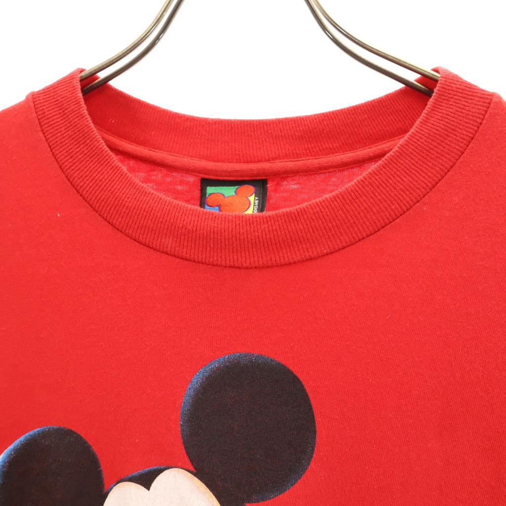 MICKEY UNLIMITED Made In USA Mickey Mouse Pluto Short Sleeve T-shirt L Men's Used