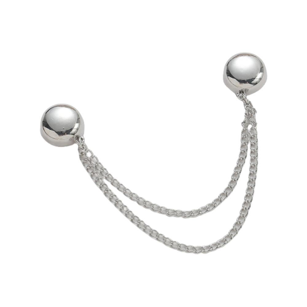Multi-Function Shorten Trouser Clip Button Tassel Chain Cuff-link Leg Cuff Fixing Pin Skirts