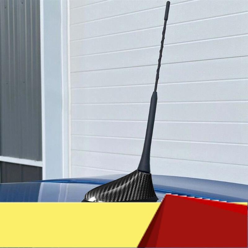 Car Antenna Shark Fin Cover Antenna Shark Fin Cover For Fiat 500 Carbon Fiber For Fiat 500-M53K