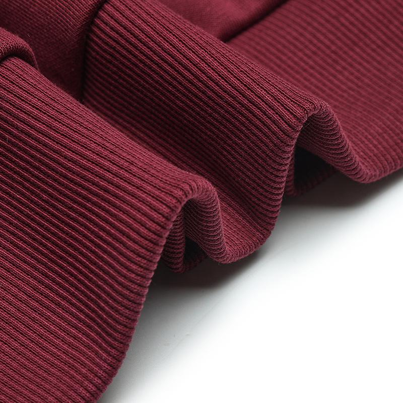 Fila Fashion Casual Fleece Hooded Sweatshirt Women Tops Rose-Red F11W519218FWI