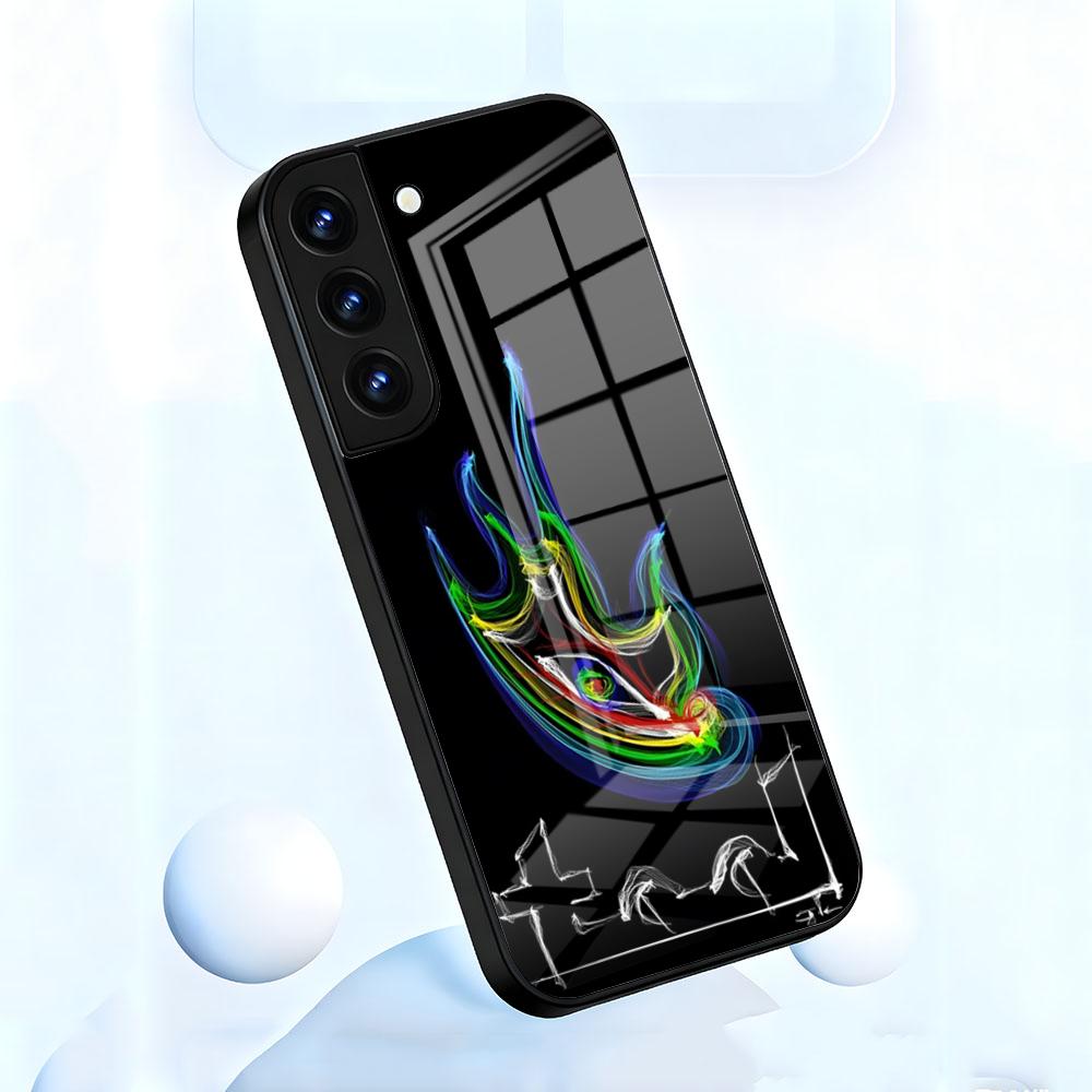 Alex Grey Trippy Phone Case For Samsung S26 S25 S24 FE S23 S22 S21 Plus S20 Ultra Note20Ultra Black Glass Cover