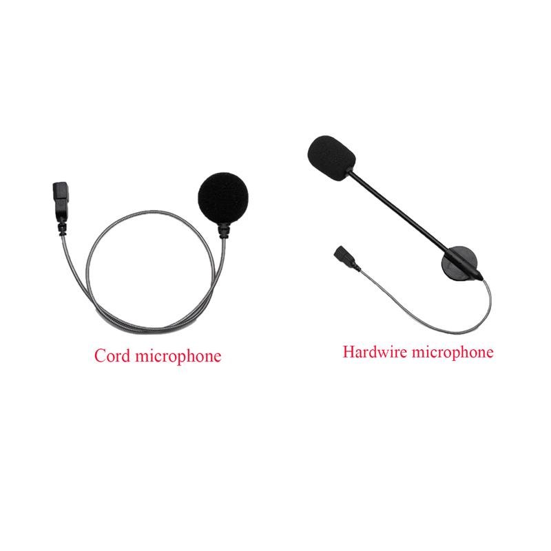 For Cardo PACKTALK Edge Motorcycle Bluetooth intercom headphoneHardwire microphone Flexible cord microphone set