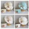 Wide Brim Kids Sun Hat Pearl Decoration Beach Hat Cute Style Straw Hat  Girls Accessories