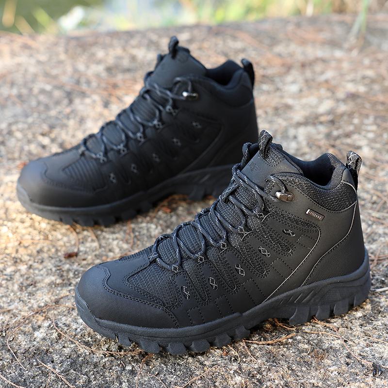 TUINANLE Men’s Walking Boots Spring Autumn Plus Size Side Outdoor Durable Hiking Desert Work Boots