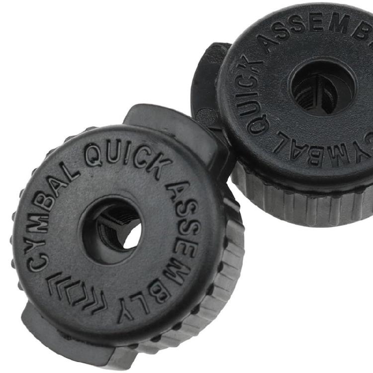 Pack of 6 Quick Releasing Cymbal Nuts Silicone Drum Parts Threaded Replacement Part Silicone Texture for Performances