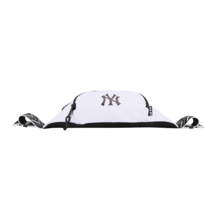 New MLB New York Yankees Canvas Canvas Bag Fanny Pack Regular Unisex White 32BGCS111-50W