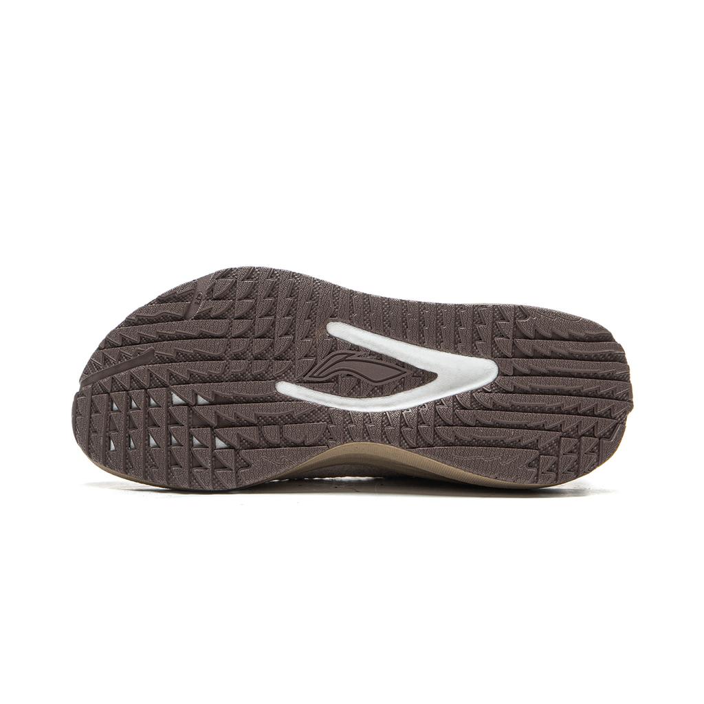 Li Ning Cushioning Slip Resistant Abrasion Resistant Breathable Rebound Low top Running Shoes Men's Dusty Gray ARSV095-2