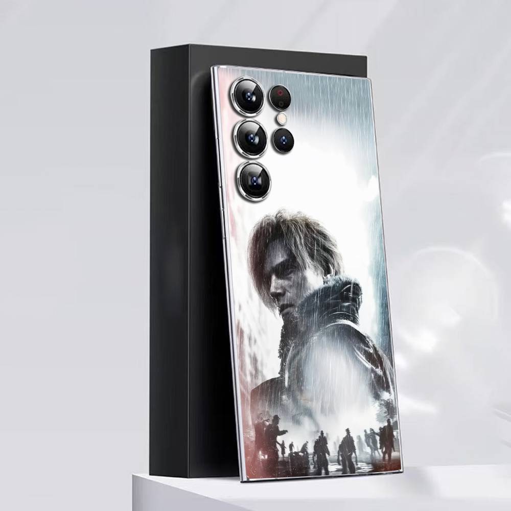 

For R-Resident Evil requiem Grace Leon Phone Case Samsung S22,S24,S30,S10,S21,S25,S23,S10,PIus,Ultra,FE,lite Transparent Cover SamsungS10