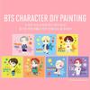 BTS BTS CHARACTER DIY PAINTING 25 X 25
