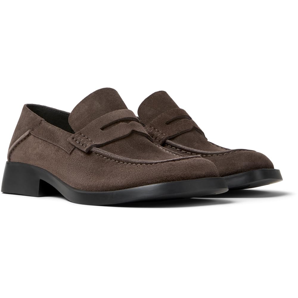Camper DANA K201743 Dark Brown Size T100 Women's Loafers, 23.0 cm,