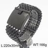 European & American Titanium Steel Men's Fish Scale Bracelet
