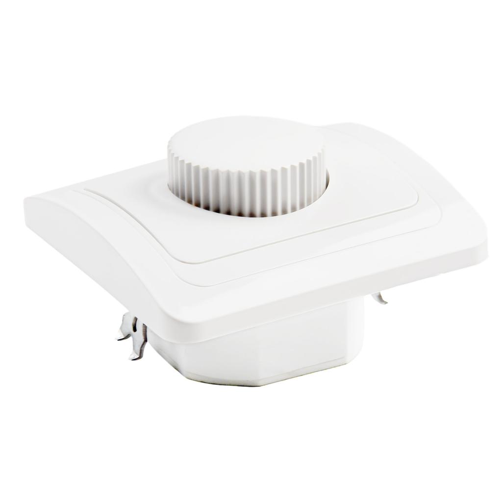 Brand New Dimmer Switch Dimmer Switch Parts AC 200V-250V Drehdimmer Schalter For Flush-Mounted LED Dimmer White