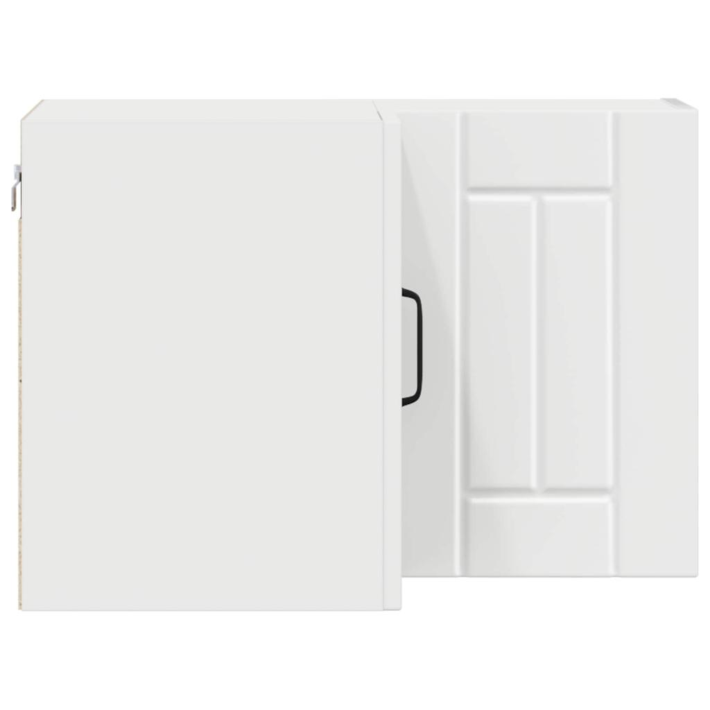 Lucca Wall Corner Cabinet White 57 X 57 X 40 Cm Particleboard