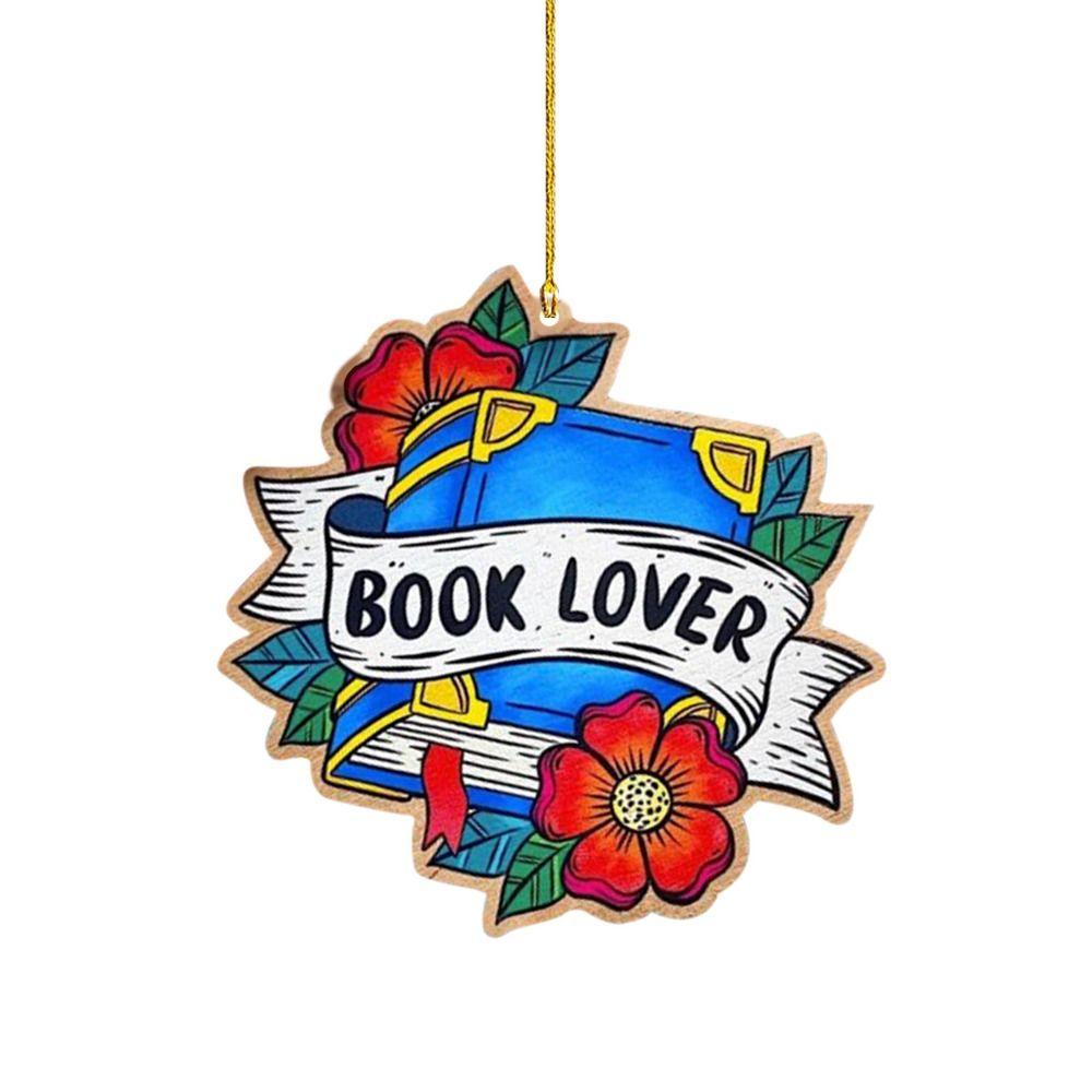 Handmade Stain Book Ornament Acrylic Xmas Book Drop Ornaments Xmas Tree Hanging Pendant  New Year
