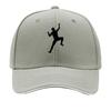 Rock Climbing Climber Silhouette Action Pose Graphic Sandwich Baseball Cap Sun Cap Outdoor Workouts Hat